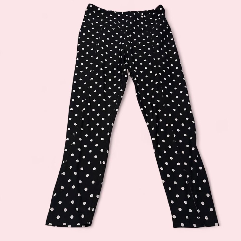 Kira Grace white + black polka dot Flirt Sailing Capri Sz  Medium - Picture 6 of 6